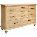  Mako Wood Furniture Victoria 9-Drawer Dresser 8300-40-9-D IMAGE 2