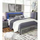 Size_King  -- Lodanna B214B13 King Panel Bed with 2 Storage Drawers IMAGE 10