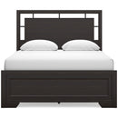  Size_Queen  -- Covetown B441B6 Queen Panel Bed IMAGE 2
