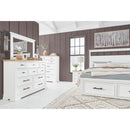  Size_Queen  -- Benchcraft Ashbryn Panel Bed with Storage IMAGE 9