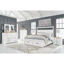  Size_King  -- Ashbryn B844B4 King Panel Storage Bed IMAGE 12