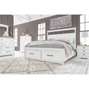  Size_King  -- Ashbryn B844B4 King Panel Storage Bed IMAGE 8