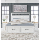  Size_California King  -- Ashbryn B844B5 California King Panel Storage Bed IMAGE 11