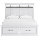  Size_California King  -- Ashbryn B844B5 California King Panel Storage Bed IMAGE 2
