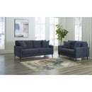  Manufacturer Color_Navy  -- Signature Design by Ashley Bixler Stationary Fabric Sofa IMAGE 6