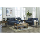  Manufacturer Color_Navy  -- Signature Design by Ashley Bixler Stationary Fabric Sofa IMAGE 7