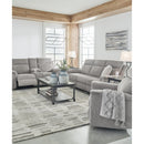  Manufacturer Color_Ash -- Signature Design by Ashley Barnsana Power Reclining Fabric Loveseat with Console IMAGE 10