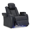  Manufacturer Color_Sapphire -- Fyne-Dyme 3660313 Power Recliner with Adjustable Headrest IMAGE 2