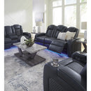 Manufacturer Color_Sapphire -- Fyne-Dyme 3660315 Power Reclining Sofa with Adjustable Headrest IMAGE 16