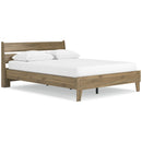  Size_Queen  -- Deanlow EB1866B3 Queen Platform Panel Bed IMAGE 1