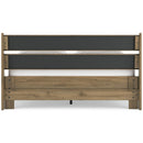  Size_Queen  -- Deanlow EB1866B3 Queen Platform Panel Bed IMAGE 4