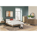  Size_Queen  -- Deanlow EB1866B3 Queen Platform Panel Bed IMAGE 9