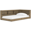  Size_Twin  -- Signature Design by Ashley Deanlow Bookcase Bed with Storage IMAGE 1