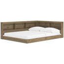  Size_Full  -- Deanlow EB1866B5 Full Bookcase Storage Bed IMAGE 1