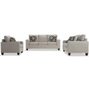  Minhas Furniture Stationary Fabric Loveseat AB9406-BE-L IMAGE 2