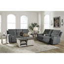  Manufacturer Color_Gravel  -- Barnsana 3320296C Double Reclining Power Loveseat with Console IMAGE 13