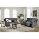  Manufacturer Color_Gravel  -- Barnsana 3320296C Double Reclining Power Loveseat with Console IMAGE 14