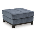  Manufacturer Color_Navy -- Benchcraft Maxon Place Fabric Ottoman IMAGE 1
