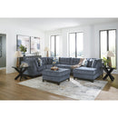  Manufacturer Color_Navy  -- Benchcraft Maxon Place Fabric Ottoman IMAGE 9