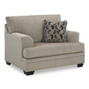  Manufacturer Color_Taupe  -- Signature Design by Ashley Stonemeade Stationary Fabric Chair IMAGE 1