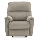  Manufacturer Color_Taupe -- Signature Design by Ashley Stonemeade Rocker Fabric Recliner IMAGE 3