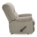  Manufacturer Color_Taupe -- Signature Design by Ashley Stonemeade Rocker Fabric Recliner IMAGE 4