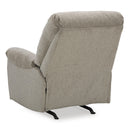  Manufacturer Color_Taupe -- Signature Design by Ashley Stonemeade Rocker Fabric Recliner IMAGE 6