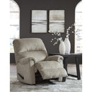  Manufacturer Color_Taupe -- Signature Design by Ashley Stonemeade Rocker Fabric Recliner IMAGE 8