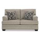  Manufacturer Color_Taupe  -- Signature Design by Ashley Stonemeade Stationary Fabric Loveseat IMAGE 2