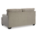  Manufacturer Color_Taupe  -- Signature Design by Ashley Stonemeade Stationary Fabric Loveseat IMAGE 4
