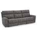  Manufacturer Color_Slate -- Signature Design by Ashley Next Gen DuraPella Power Reclining Leather Look 3 pc Sectional IMAGE 1