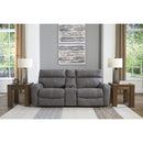  Manufacturer Color_Slate -- Signature Design by Ashley Next Gen DuraPella Power Reclining Leather Look 3 pc Sectional IMAGE 3
