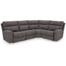  Manufacturer Color_Slate -- Signature Design by Ashley Next Gen DuraPella Power Reclining Leather Look 4 pc Sectional IMAGE 1