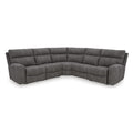  Manufacturer Color_Slate -- Signature Design by Ashley Next Gen DuraPella Power Reclining Leather Look 5 pc Sectional IMAGE 1