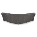  Manufacturer Color_Slate -- Signature Design by Ashley Next Gen DuraPella Power Reclining Leather Look 5 pc Sectional IMAGE 3