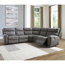  Manufacturer Color_Slate -- Signature Design by Ashley Next Gen DuraPella Power Reclining Leather Look 5 pc Sectional IMAGE 4