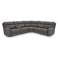  Manufacturer Color_Slate -- Signature Design by Ashley Next Gen DuraPella Power Reclining Leather Look 6 pc Sectional IMAGE 1