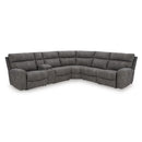  Manufacturer Color_Slate -- Signature Design by Ashley Next Gen DuraPella Power Reclining Leather Look 6 pc Sectional IMAGE 1