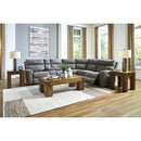  Manufacturer Color_Slate -- Signature Design by Ashley Next Gen DuraPella Power Reclining Leather Look 6 pc Sectional IMAGE 4