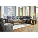  Manufacturer Color_Slate -- Signature Design by Ashley Next Gen DuraPella Power Reclining Leather Look 6 pc Sectional IMAGE 9