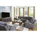  Manufacturer Color_Slate -- Signature Design by Ashley Next Gen DuraPella Power Leather Look Recliner IMAGE 14