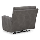  Manufacturer Color_Slate -- Signature Design by Ashley Next Gen DuraPella Power Leather Look Recliner IMAGE 7