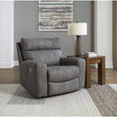  Manufacturer Color_Slate -- Signature Design by Ashley Next Gen DuraPella Power Leather Look Recliner IMAGE 8