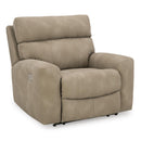  Manufacturer Color_Sand -- Next-Gen DuraPella 6100413 Power Recliner with Adjustable Headrest IMAGE 1