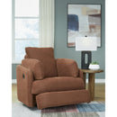  Manufacturer Color_Spice -- Signature Design by Ashley Modmax Swivel Glider Fabric Recliner IMAGE 7