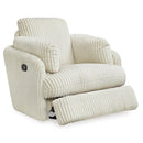  Manufacturer Color_Ivory -- Signature Design by Ashley Tie Breaker Swivel Glider Fabric Recliner IMAGE 2