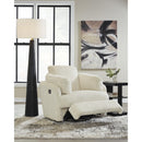  Manufacturer Color_Ivory -- Signature Design by Ashley Tie Breaker Swivel Glider Fabric Recliner IMAGE 8