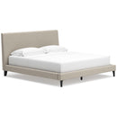  Size_King  -- Cielden B1199-82 King Upholstered Bed with Roll Slats IMAGE 1