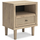  Signature Design by Ashley Cielden B1199-91 One Drawer Night Stand IMAGE 1