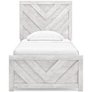  Size_Twin  -- Cayboni B3788B6 Twin Panel Bed IMAGE 2